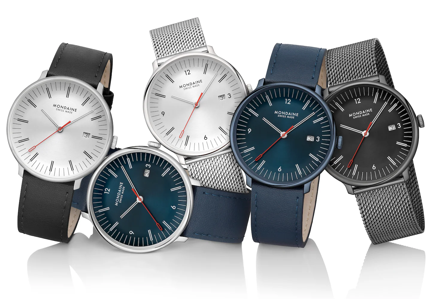 Mondaine Doppio 41mm Mens Watch - Image 7