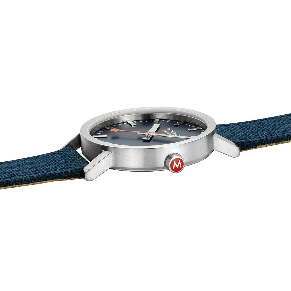 Mondaine Classic Deepest Blue Watch - Image 3