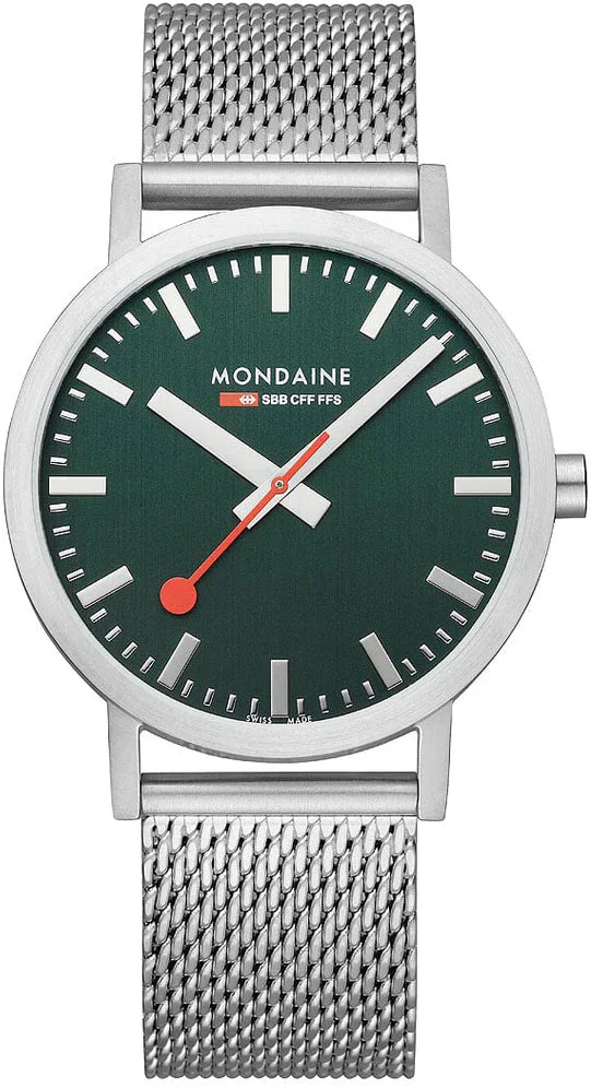 Mondaine Classic Park Green Special Edition Watch - Image 2