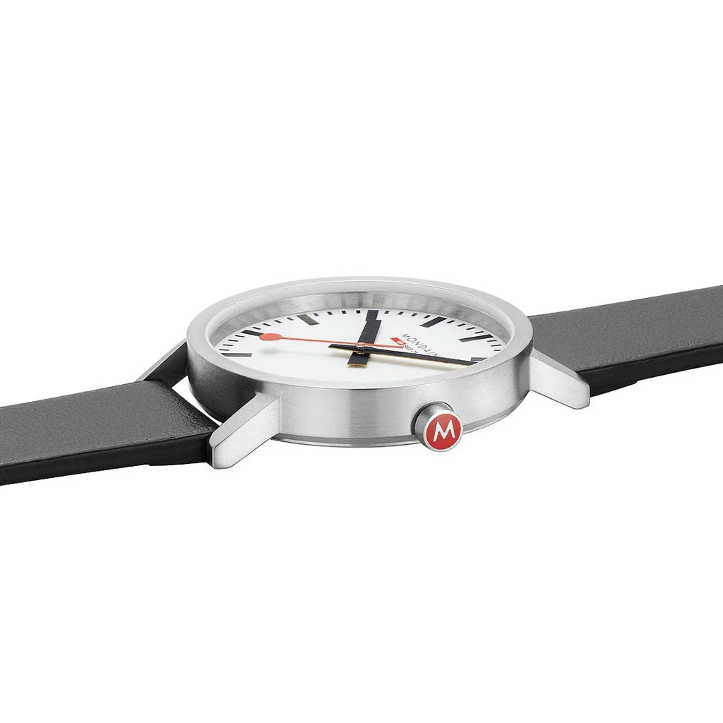 Mondaine Classic White Watch - Image 3