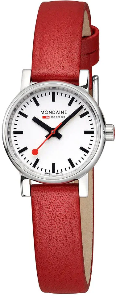 Mondaine Evo2 26mm Grape Leather Watch