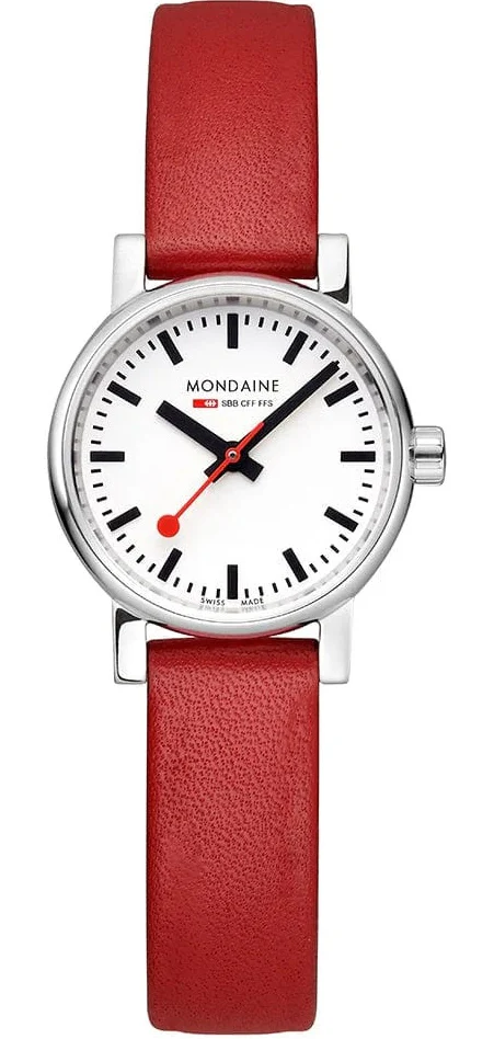 Mondaine Evo2 26mm Grape Leather Watch - Image 4