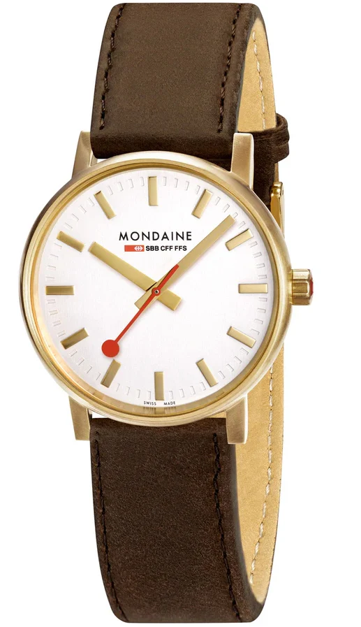 Mondaine Evo2 30 Gold IP Watch - Image 2