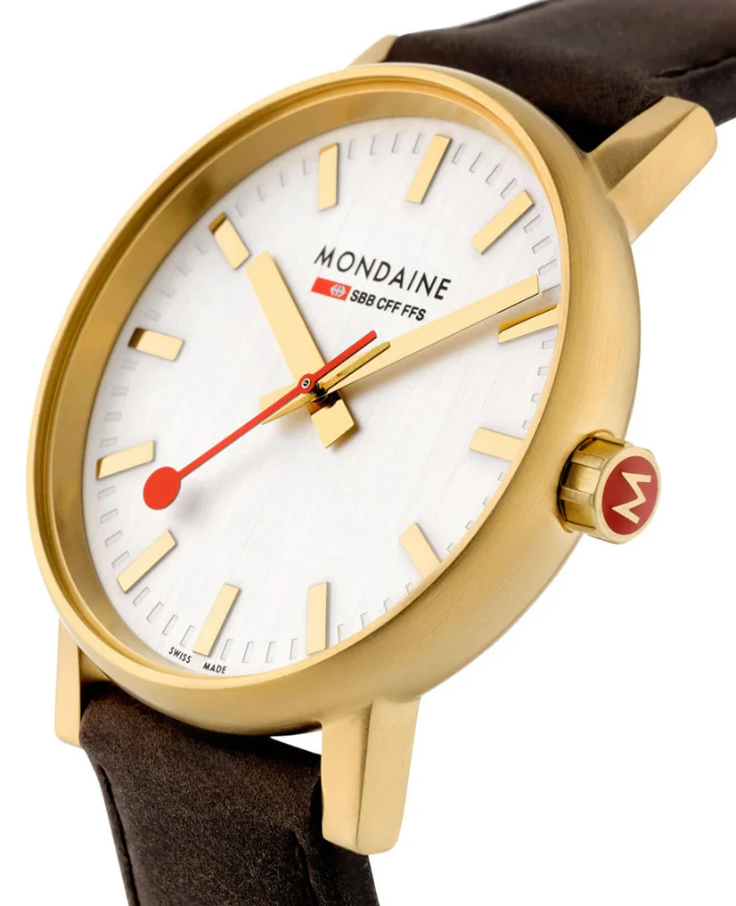 Mondaine Evo2 30 Gold IP Watch - Image 3