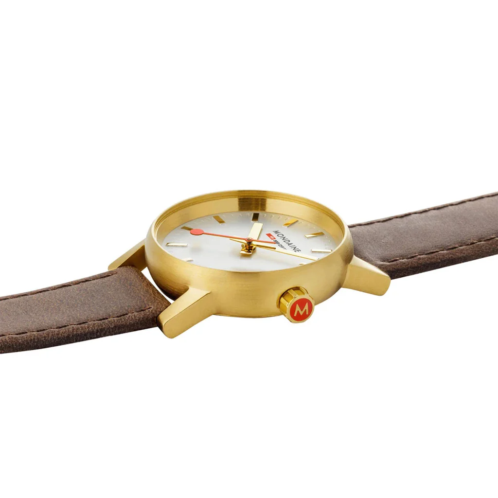 Mondaine Evo2 30 Gold IP Watch - Image 4