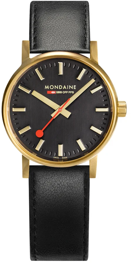 Mondaine Evo2 30 Gold IP Watch