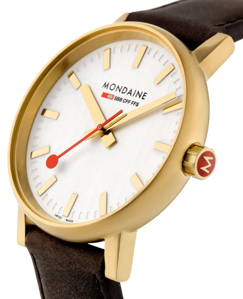 Mondaine Evo2 40 Gold IP Watch - Image 3