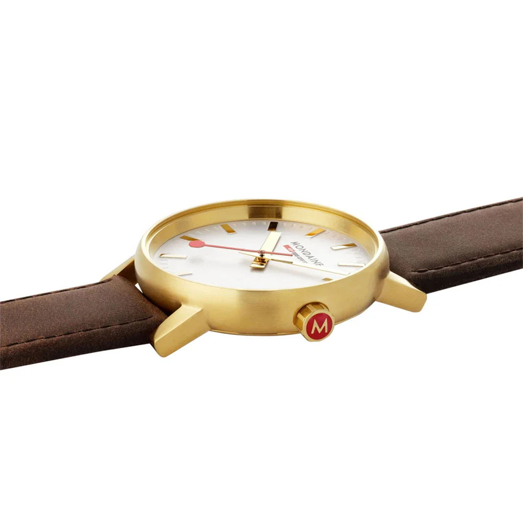 Mondaine Evo2 40 Gold IP Watch - Image 4