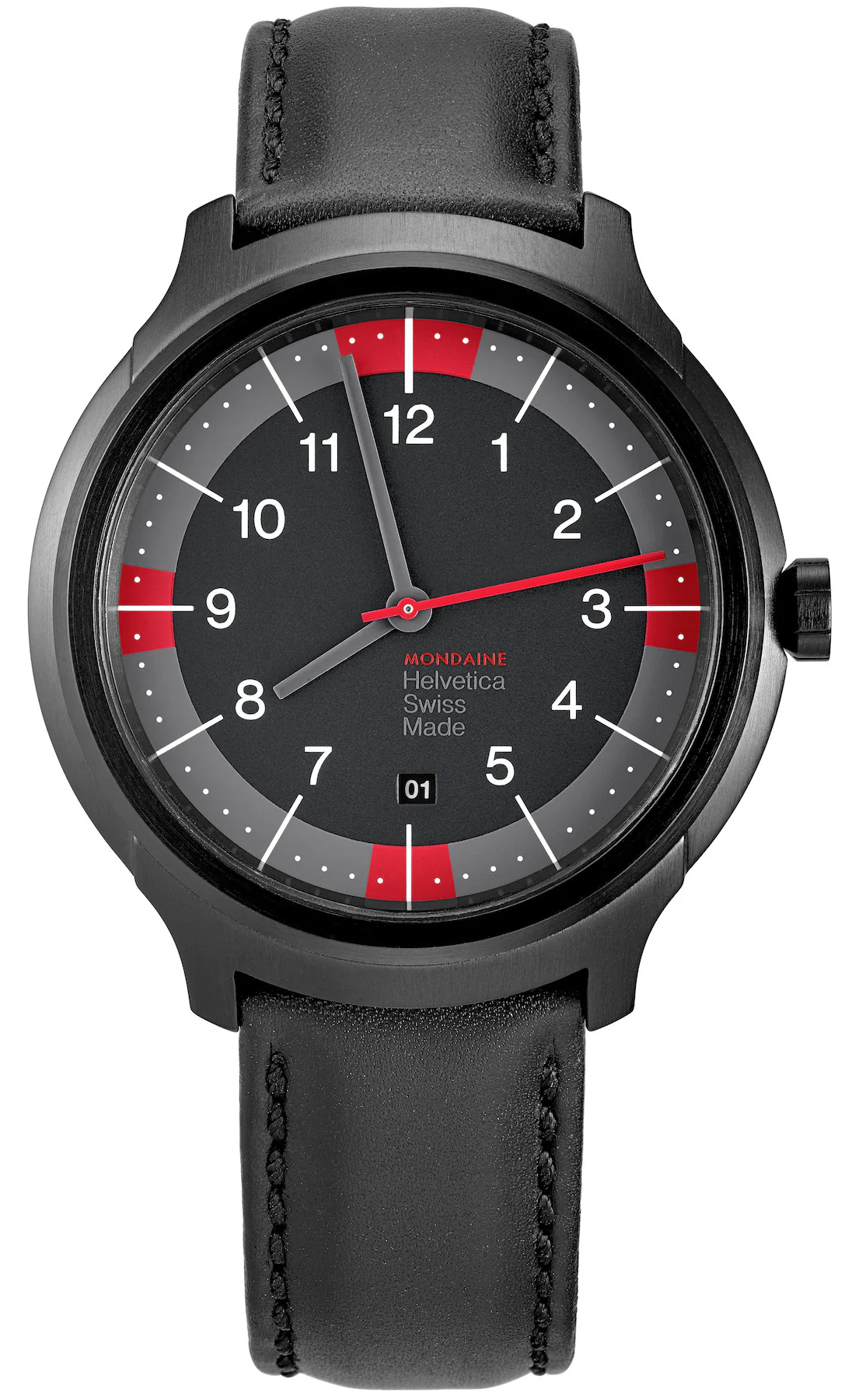 Mondaine Watch Helvetica Bold Spiekermann Edition