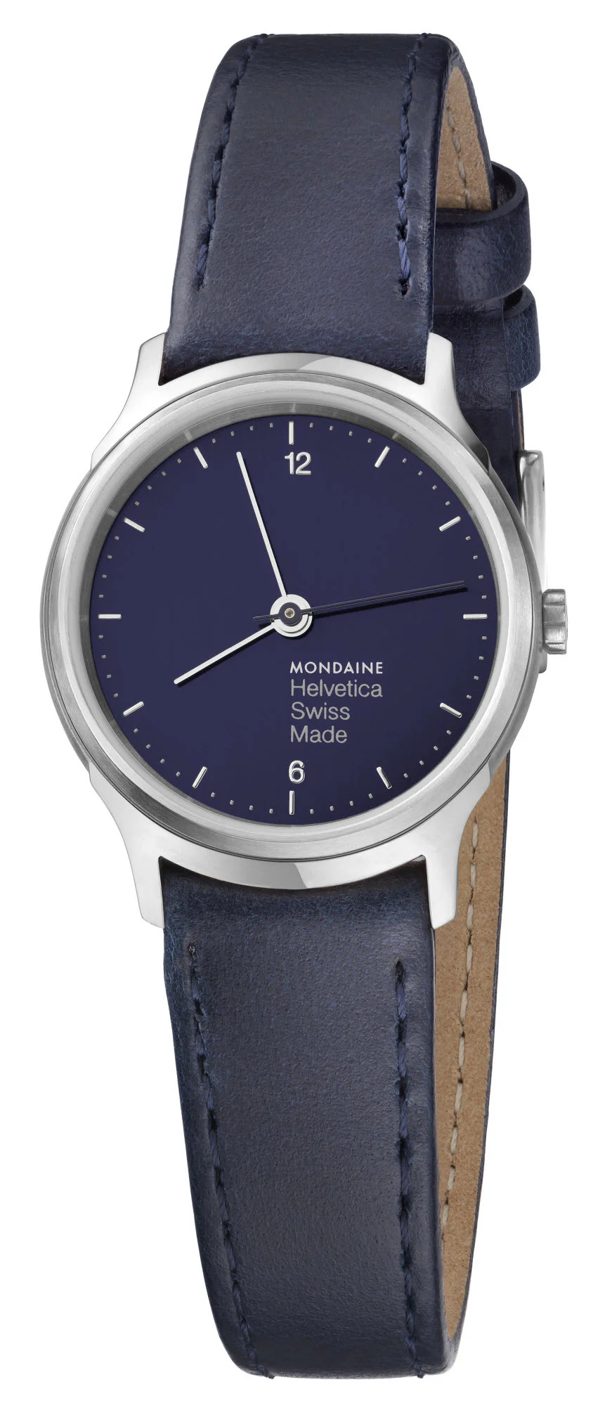 Mondaine Watch Helvetica No1 Blue Marine