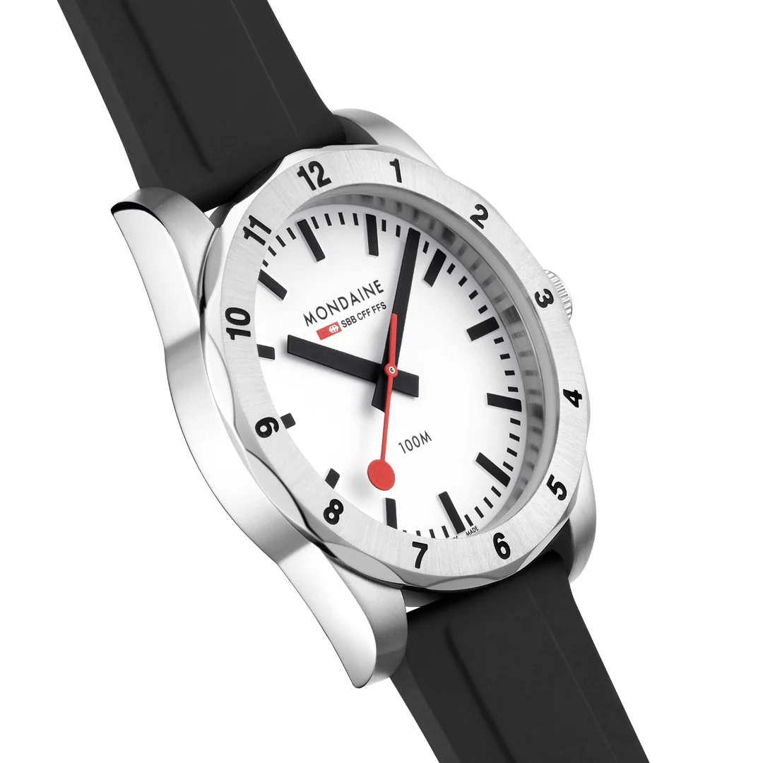 Mondaine Numeri White Watch - Image 4