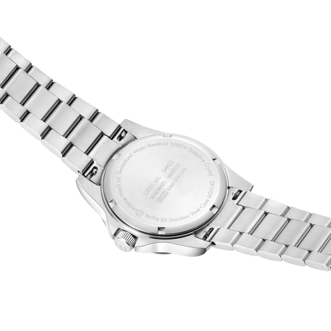 Mondaine Numeri White Watch - Image 5