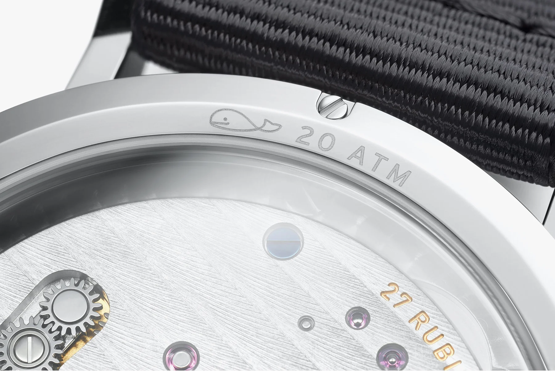 Nomos Glashutte Ahoi Neomatik 38 Date Sky Steel Back Watch - Image 4