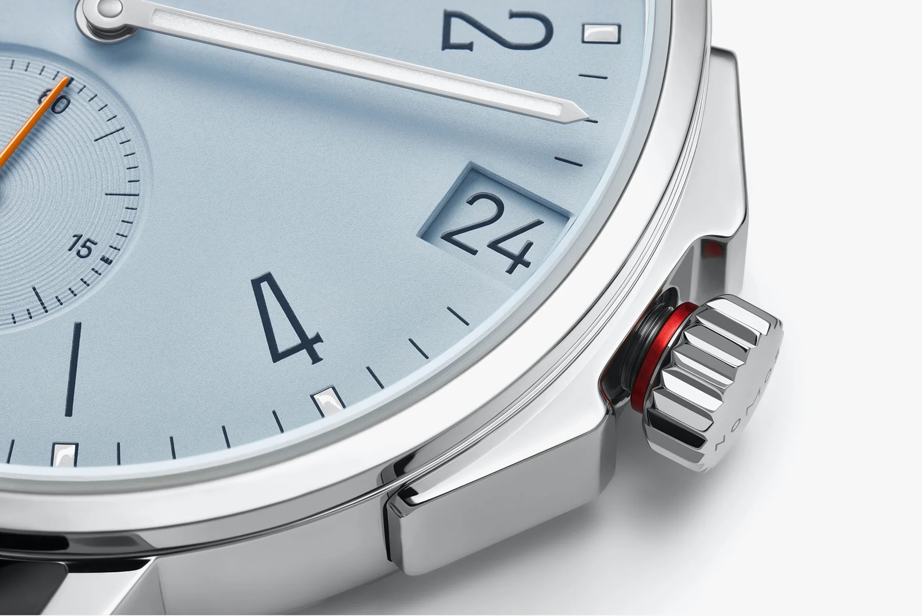 Nomos Glashutte Ahoi Neomatik 38 Date Sky Steel Back Watch - Image 5