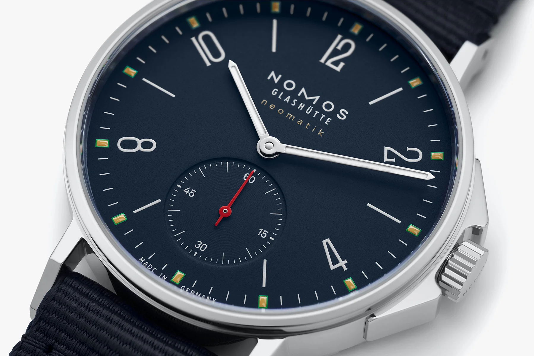 Nomos Glashutte Ahoi Neomatik Atlantic Steel Back Watch - Image 4