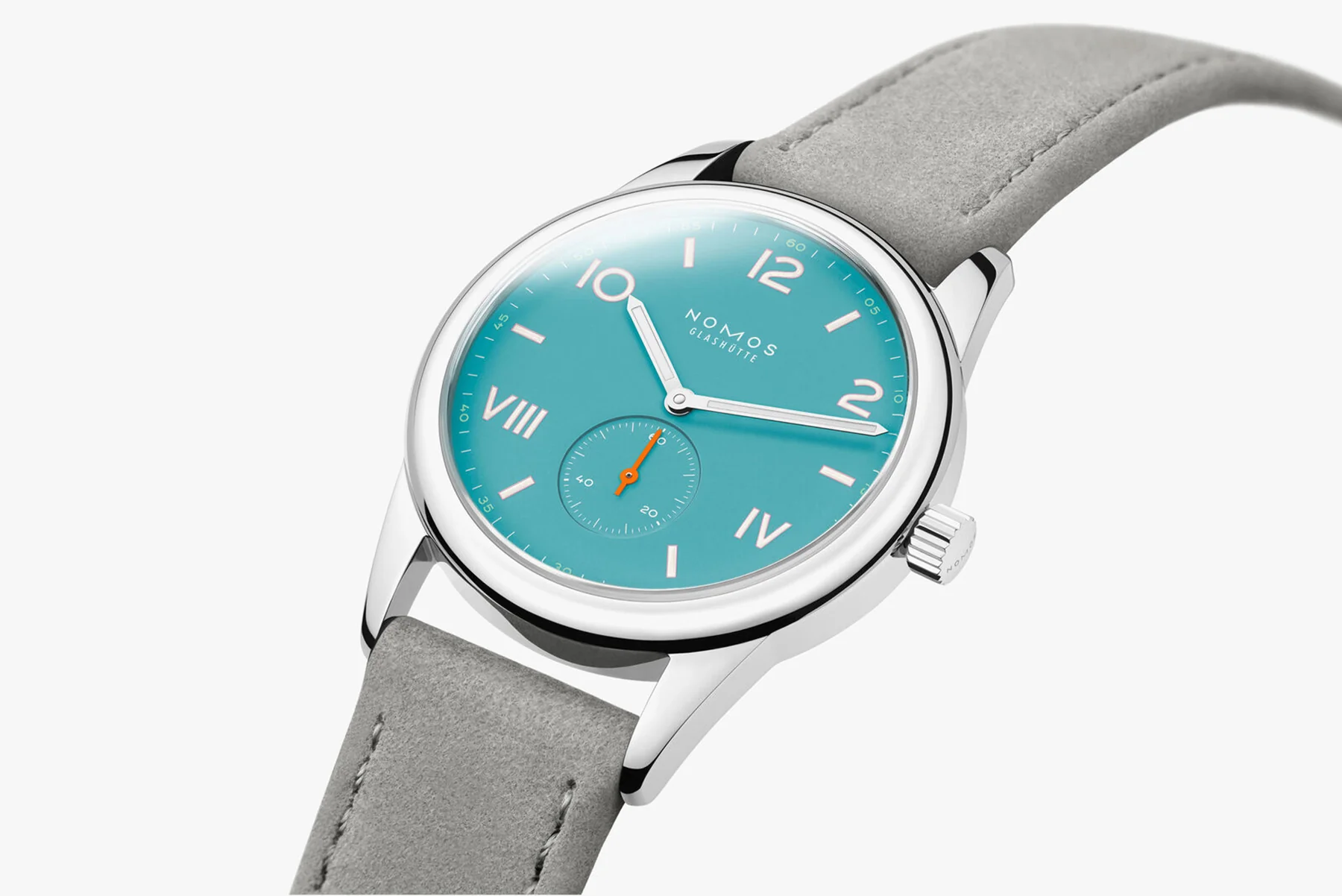 Nomos Glashutte Club Campus 38 Endless Blue Steel Back Watch - Image 3