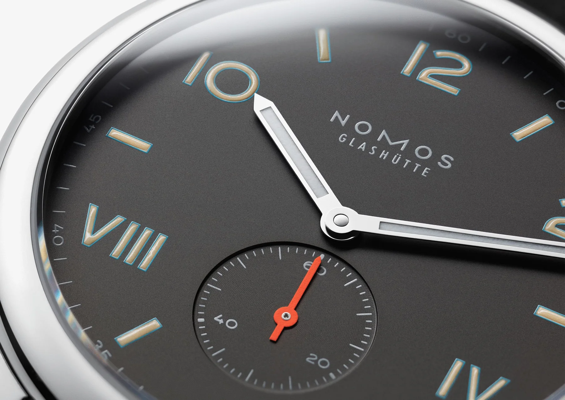 Nomos Glashutte Club Campus 38 Nacht Steel Back Watch - Image 4
