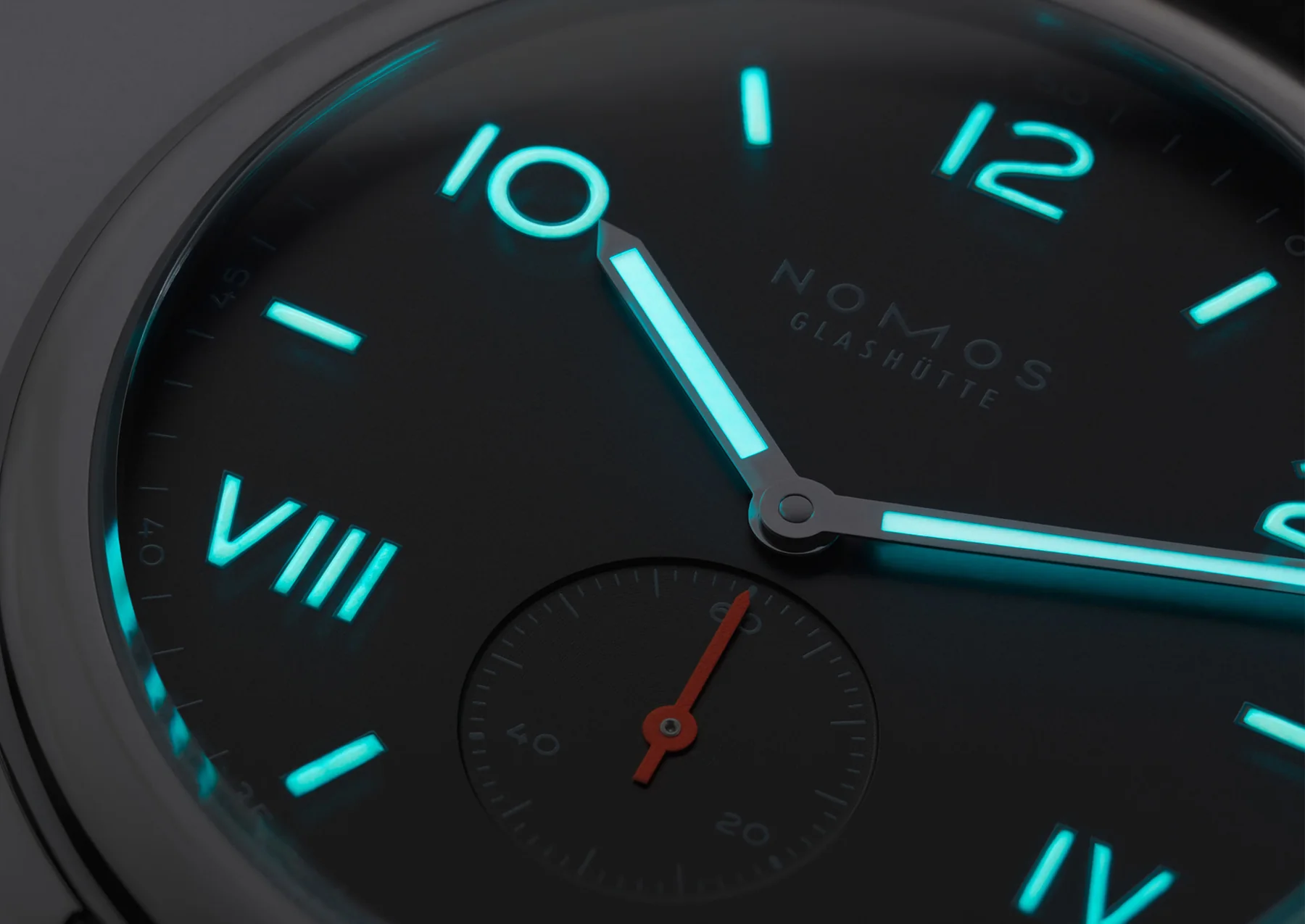 Nomos Glashutte Club Campus 38 Nacht Steel Back Watch - Image 5