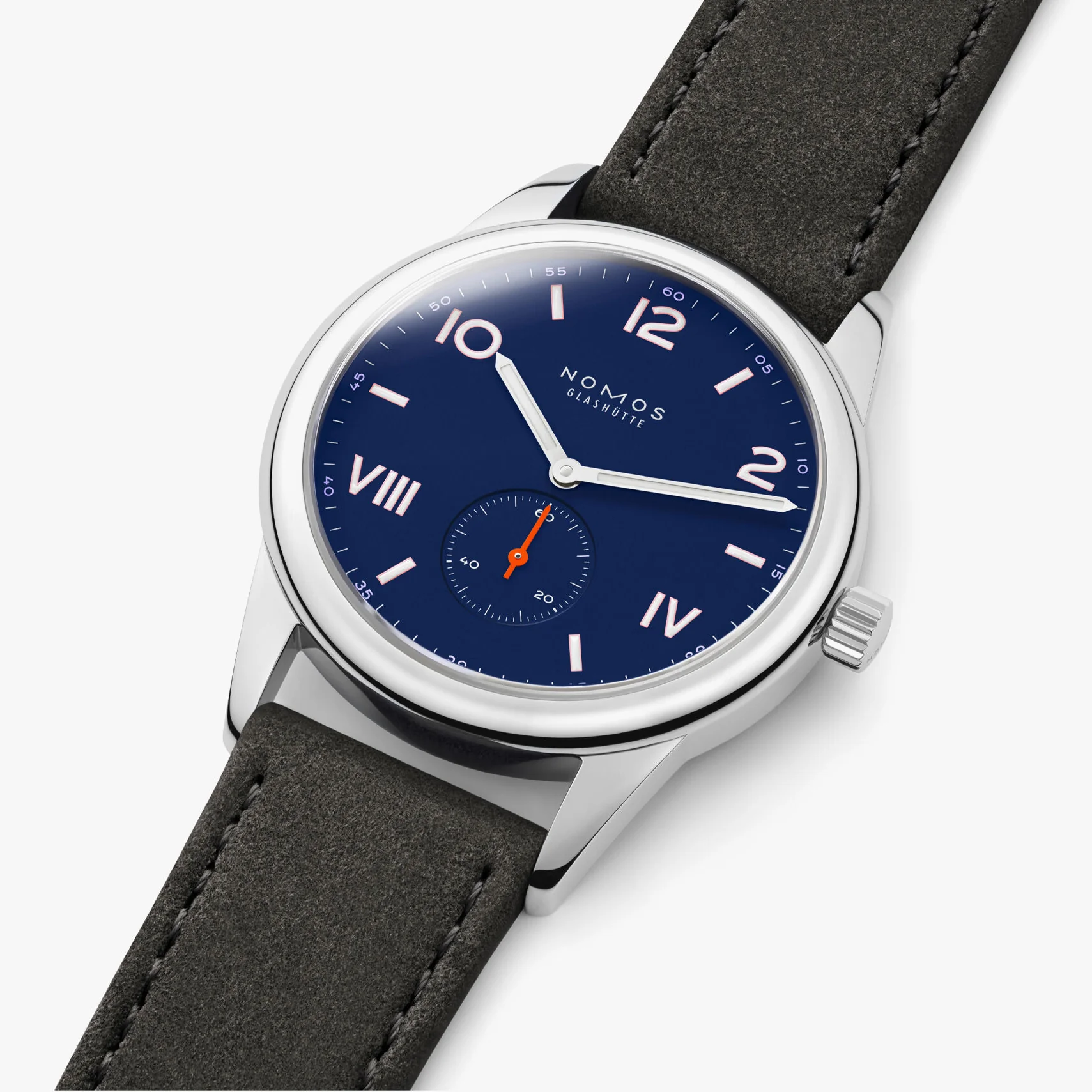 Nomos Glashutte Club Campus 38 Nigh Sky Sapphire Crystal Watch - Image 5