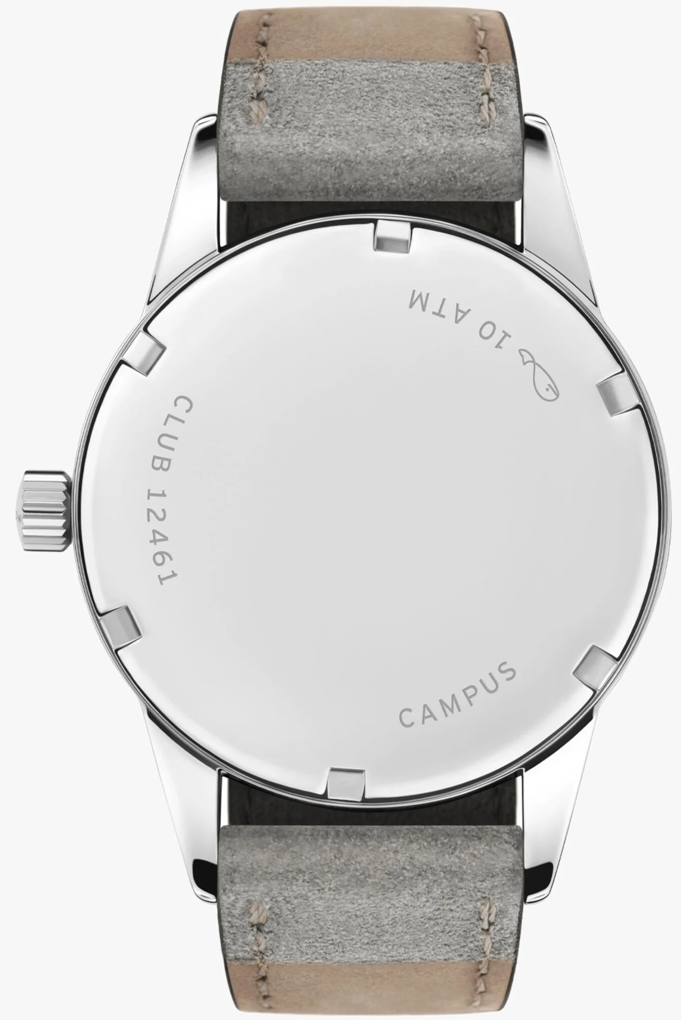 Nomos Glashutte Club Campus Cream Coral Sapphire Crystal Watch - Image 2