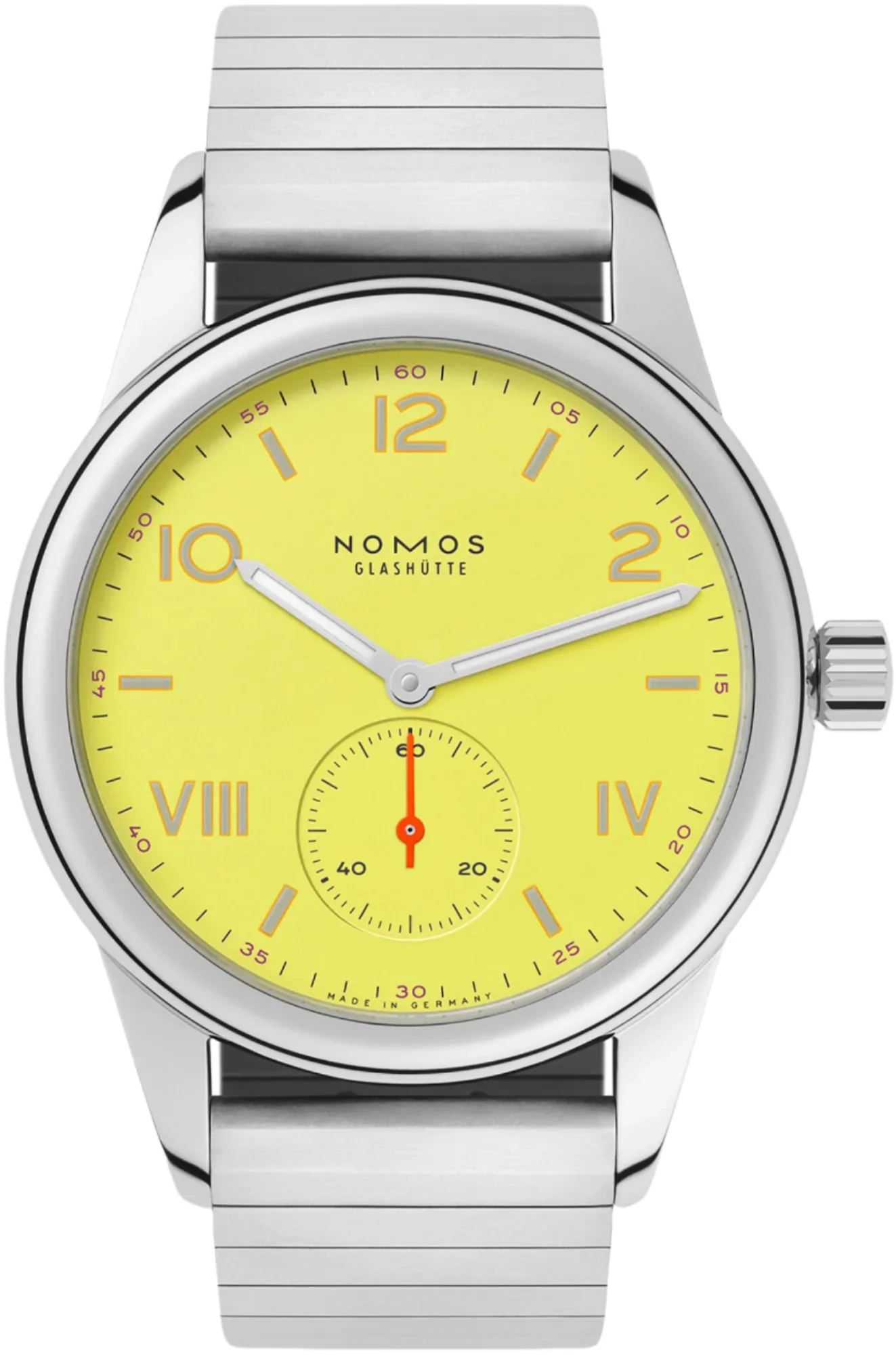 Nomos Glashutte Club Campus Starlight Steel Back Watch
