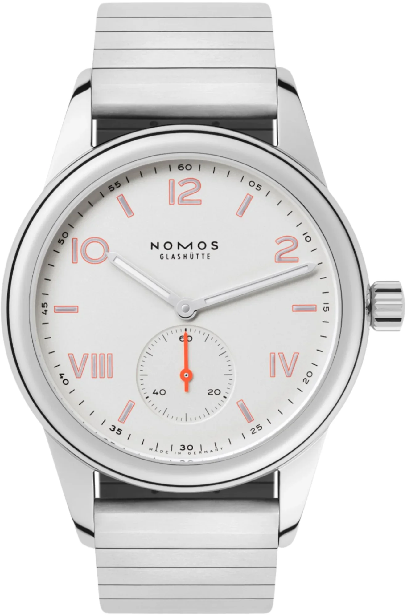 Nomos Glashutte Club Campus Steel Back Watch