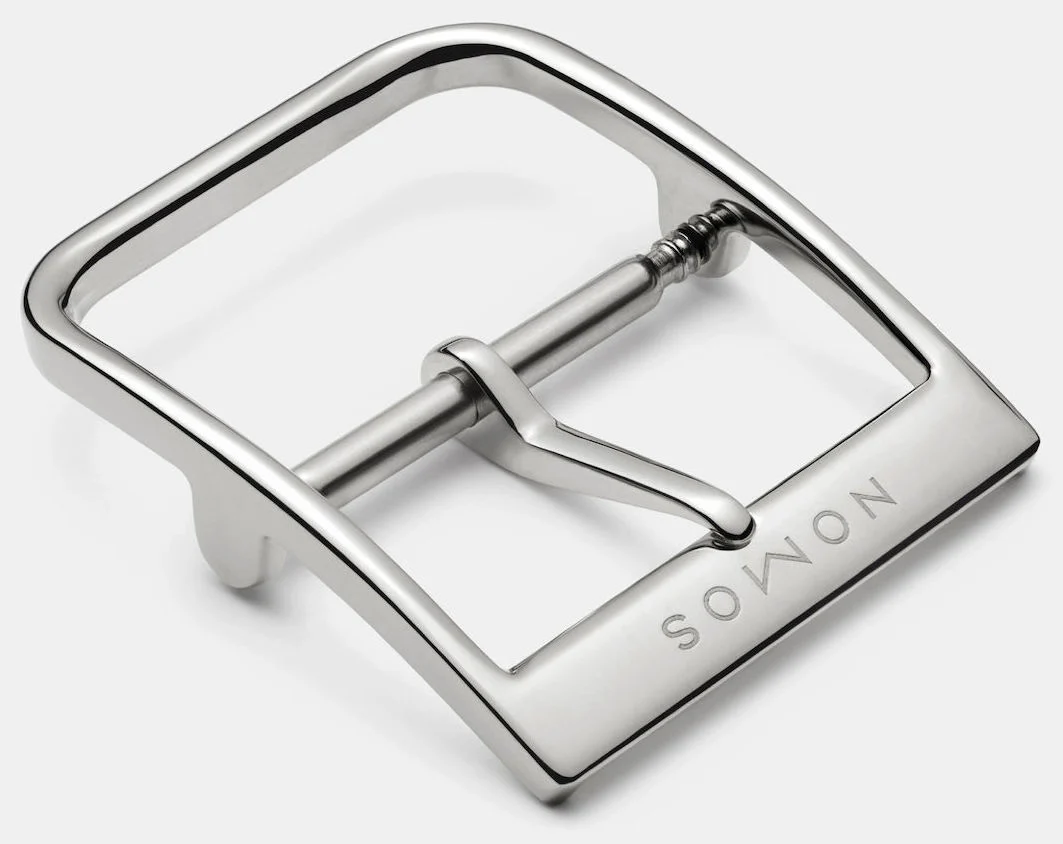 Nomos Glashutte Lux White Gold Light Blue Sapphire Crystal Watch - Image 8