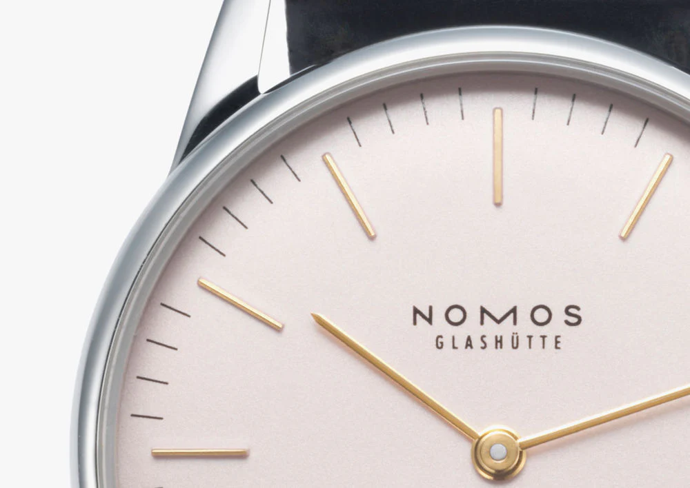 Nomos Glashutte Orion Rose Sapphire Crystal Watch - Image 5