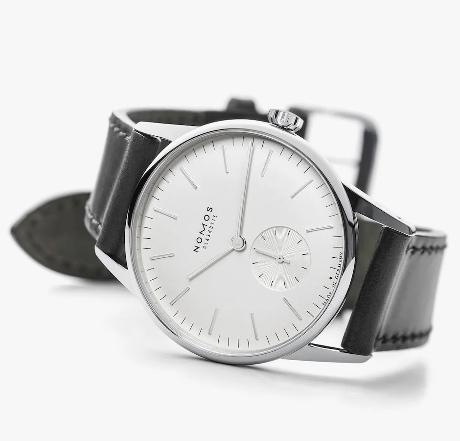 Nomos Glashutte Watch Orion White Sapphire Crystal - Image 3
