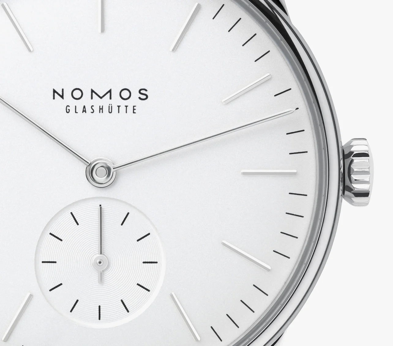 Nomos Glashutte Watch Orion White Sapphire Crystal - Image 4