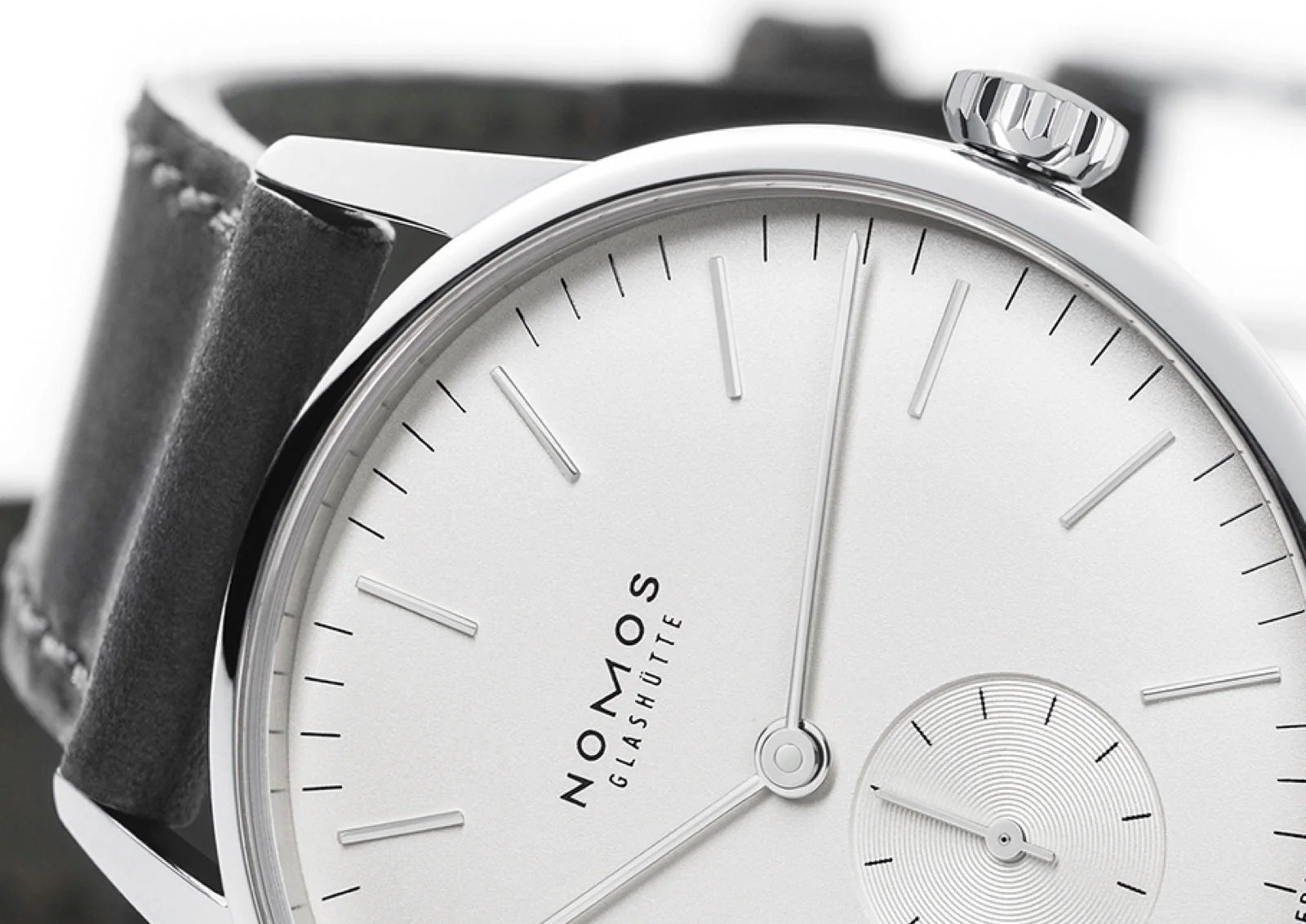 Nomos Glashutte Watch Orion White Sapphire Crystal - Image 5