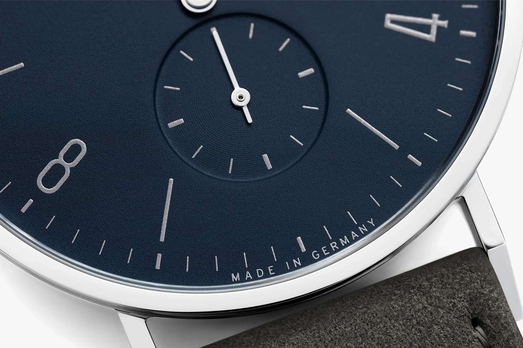 Nomos Glashutte Tangente 38 Midnight Blue Sapphire Crystal Watch - Image 4