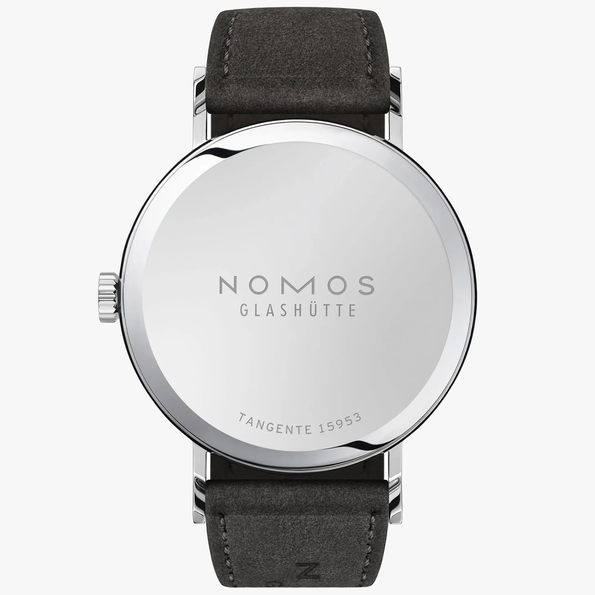 Nomos Glashutte Tangente 38 Midnight Blue Steel Back Watch - Image 2