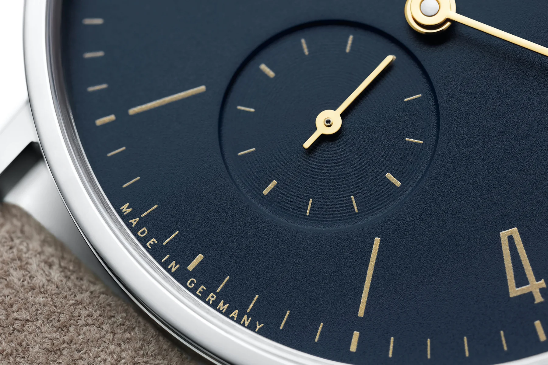 Nomos Glashutte Tangente Midnight Blue Sapphire Crystal Watch - Image 4