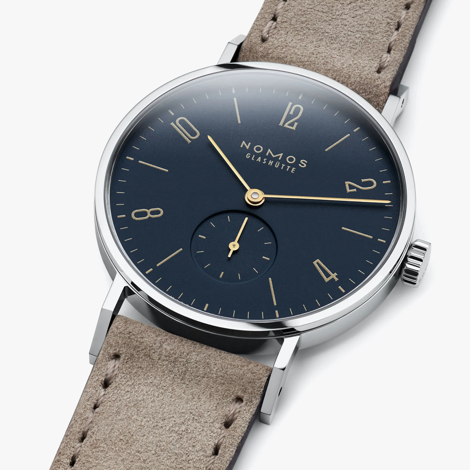 Nomos Glashutte Tangente Midnight Blue Steel Back Watch - Image 5