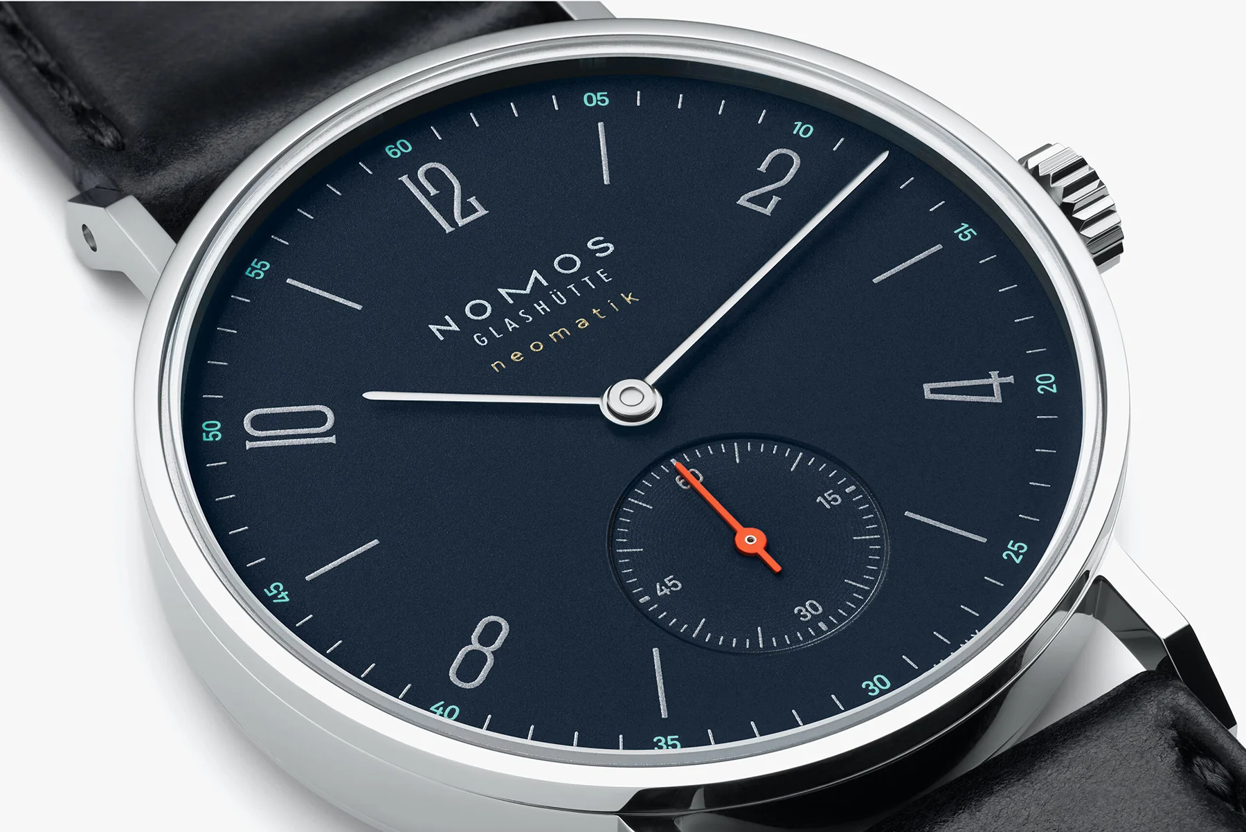 Nomos Glashutte Tangente Neomatik Nachtblau Sapphire Crystal Watch - Image 2