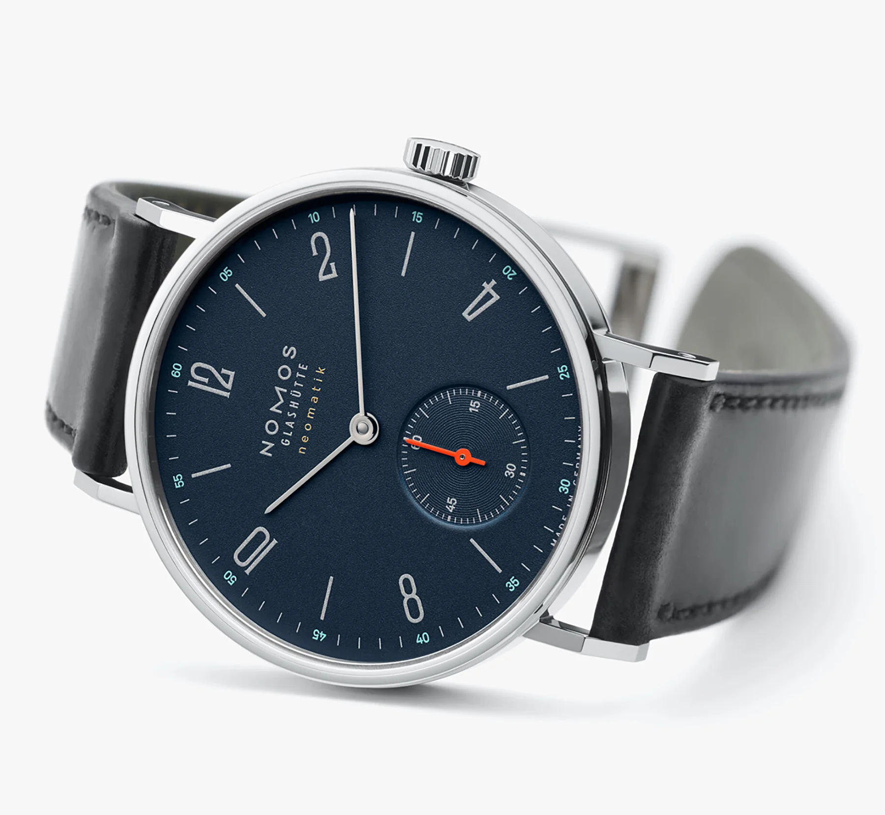 Nomos Glashutte Tangente Neomatik Nachtblau Sapphire Crystal Watch - Image 3