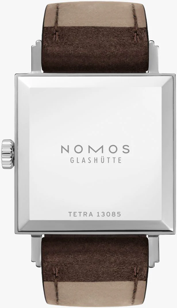 Nomos Glashutte Tetra 27 Karat Steel Back Watch - Image 2