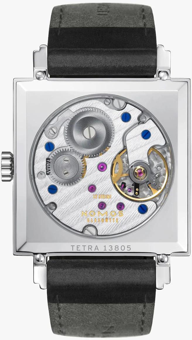 Nomos Glashutte Tetra White Sapphire Crystal Watch - Image 2