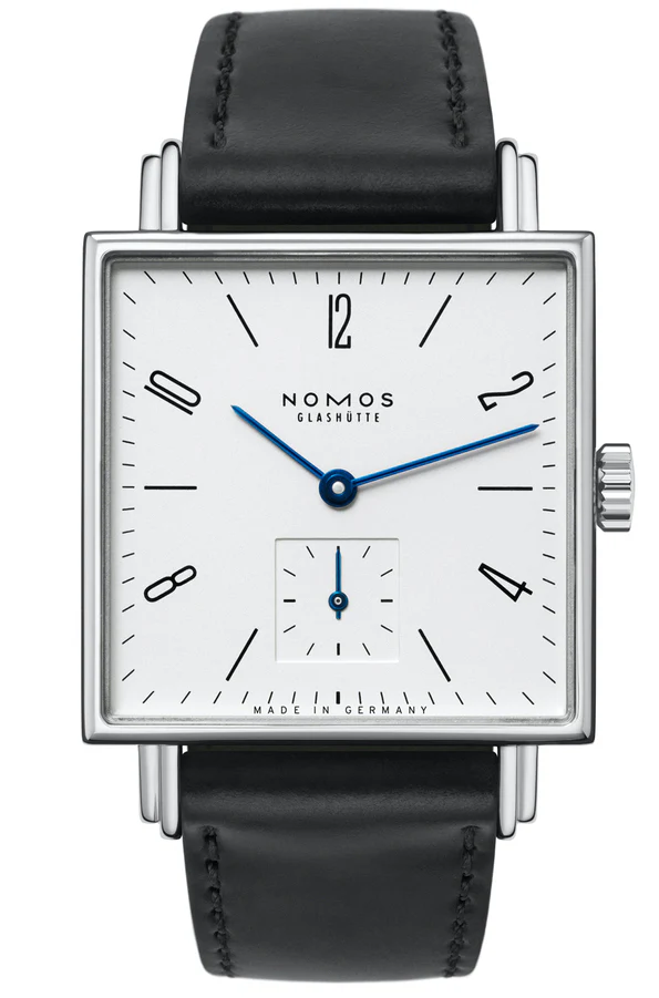 Nomos Glashutte Tetra White Steel Back Watch