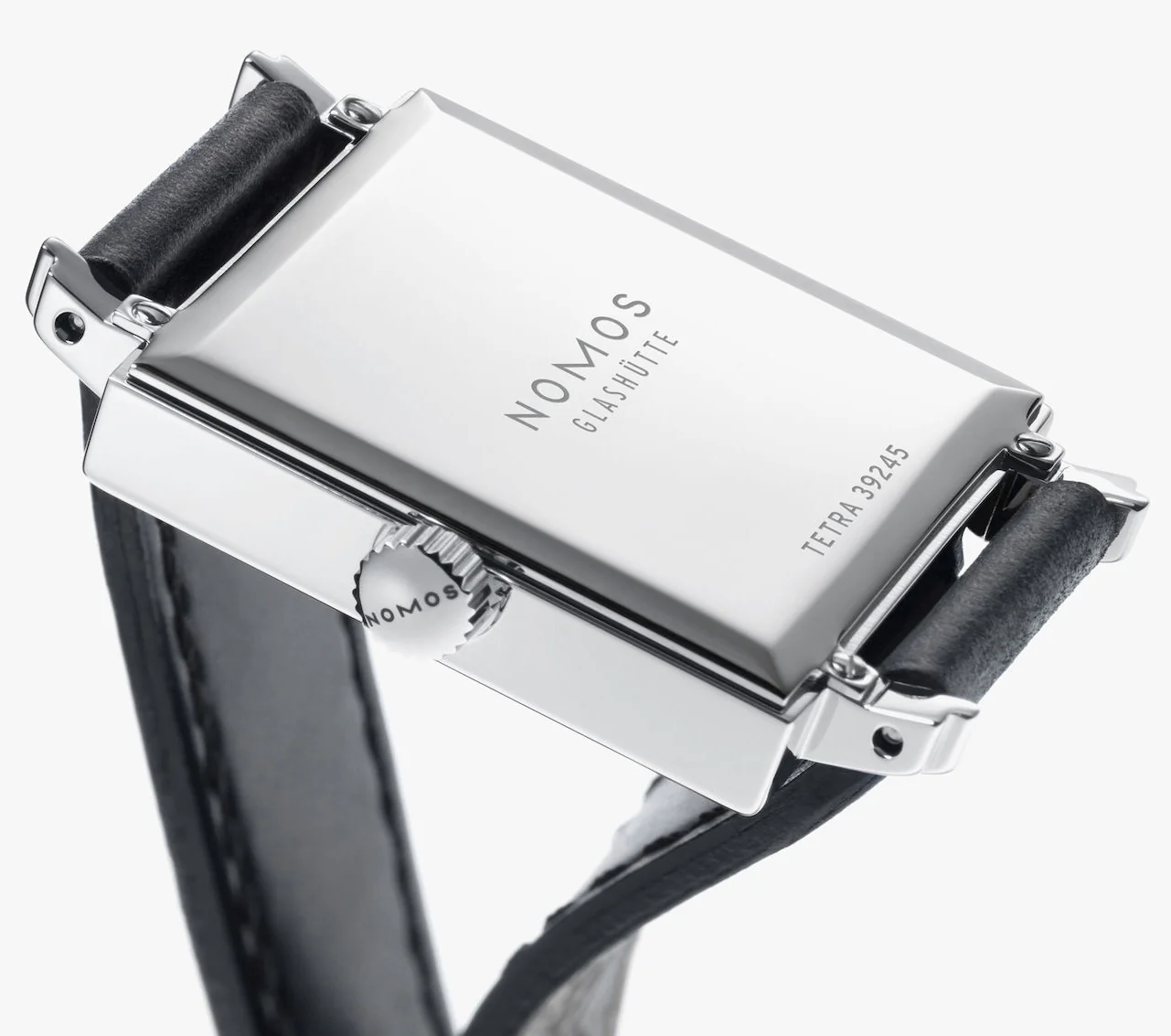 Nomos Glashutte Tetra White Steel Back Watch - Image 5