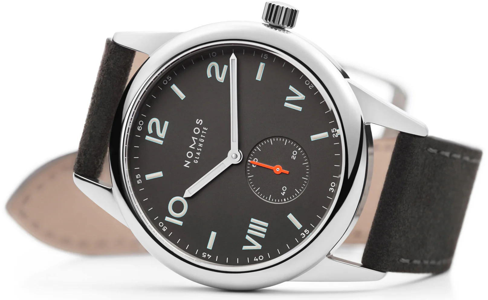 Nomos Glashutte Club Campus 38 Nacht Steel Back Watch - Image 3