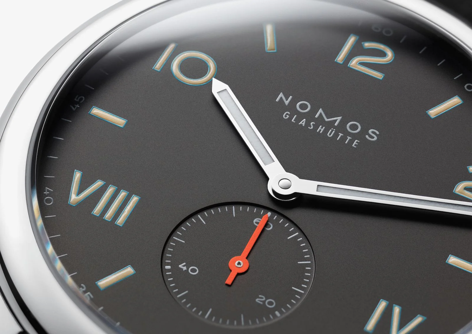 Nomos Glashutte Club Campus 38 Nacht Steel Back Watch - Image 5