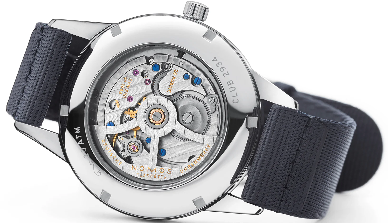 Nomos Glashutte Club Automat Datum Sapphire Crystal Watch - Image 4