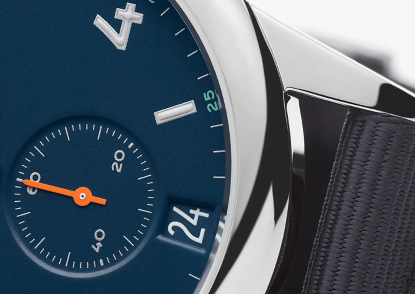 Nomos Glashutte Club Automat Datum Atlantik Sapphire Crystal Watch - Image 7