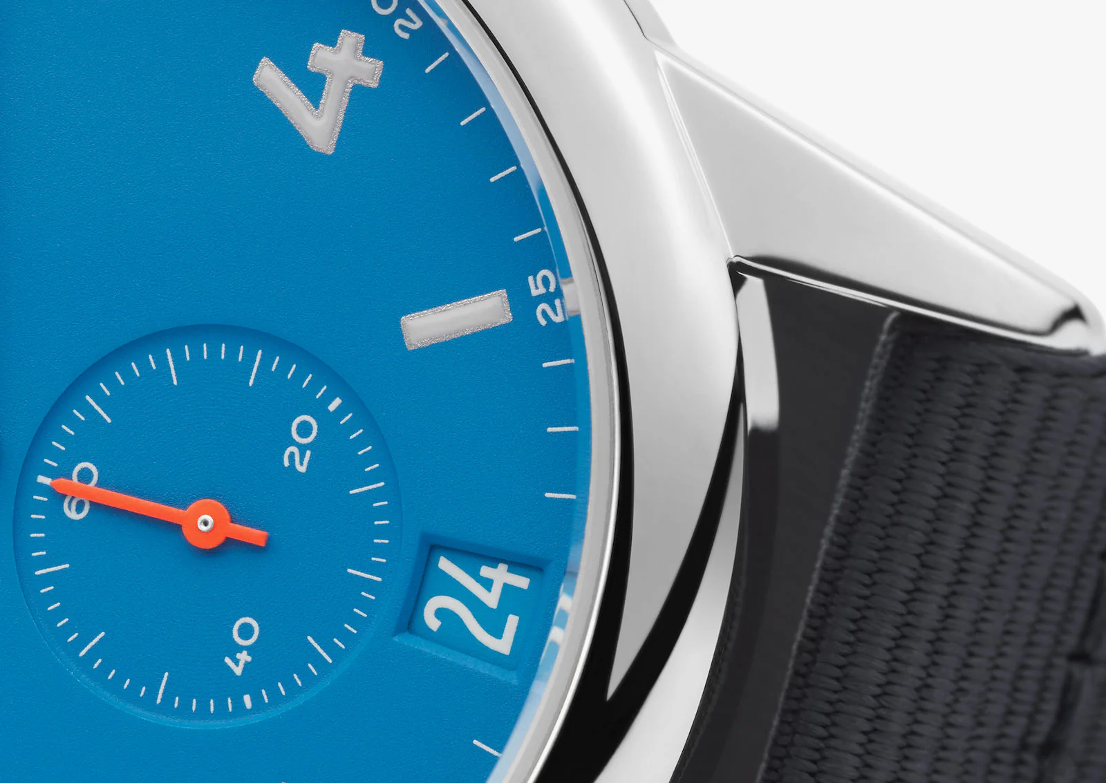 Nomos Glashutte Club Automat Datum Signalblau Sapphire Crystal Watch - Image 6