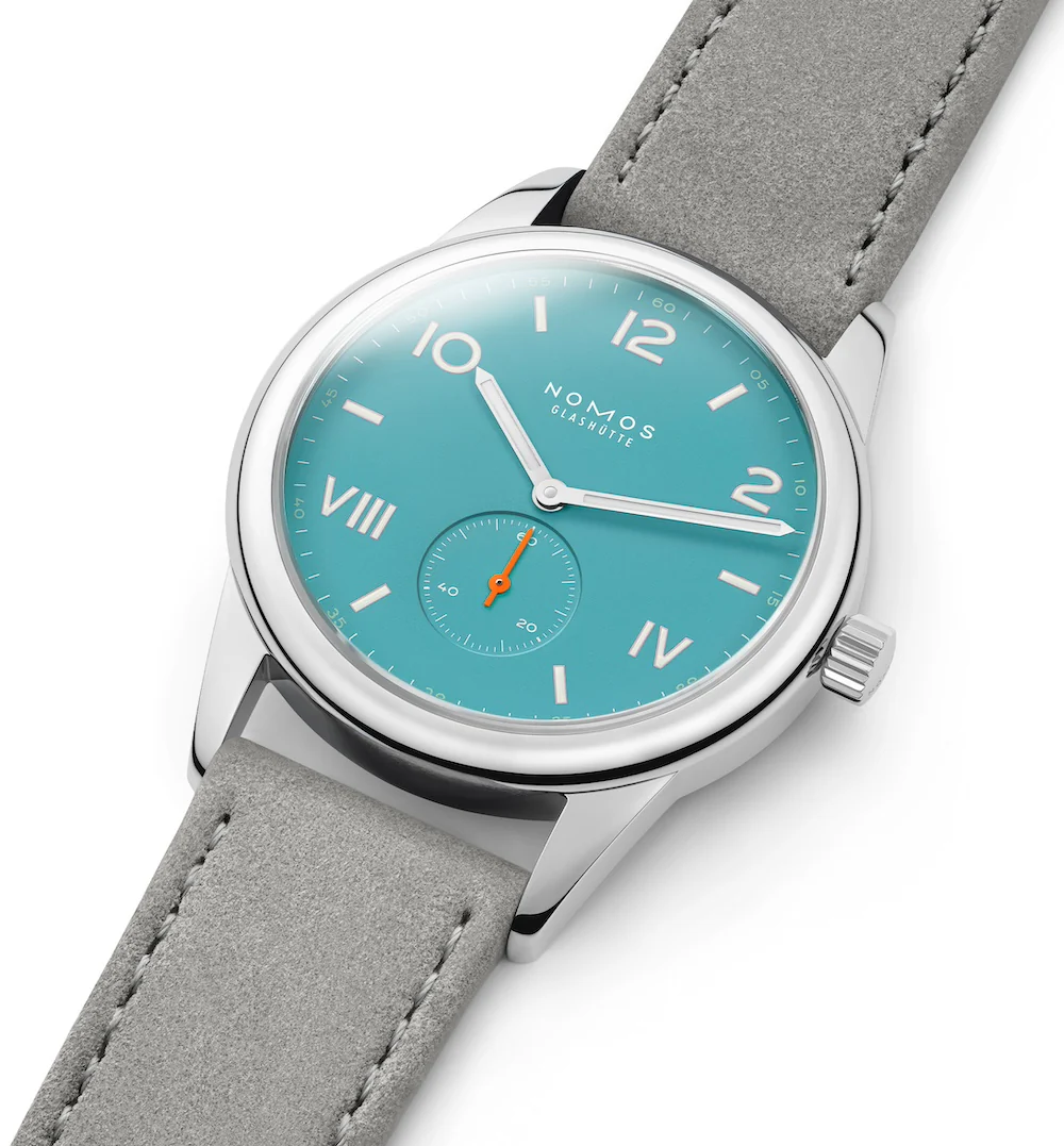 Nomos Glashutte Club Campus 38 Endless Blue Steel Back Watch - Image 2
