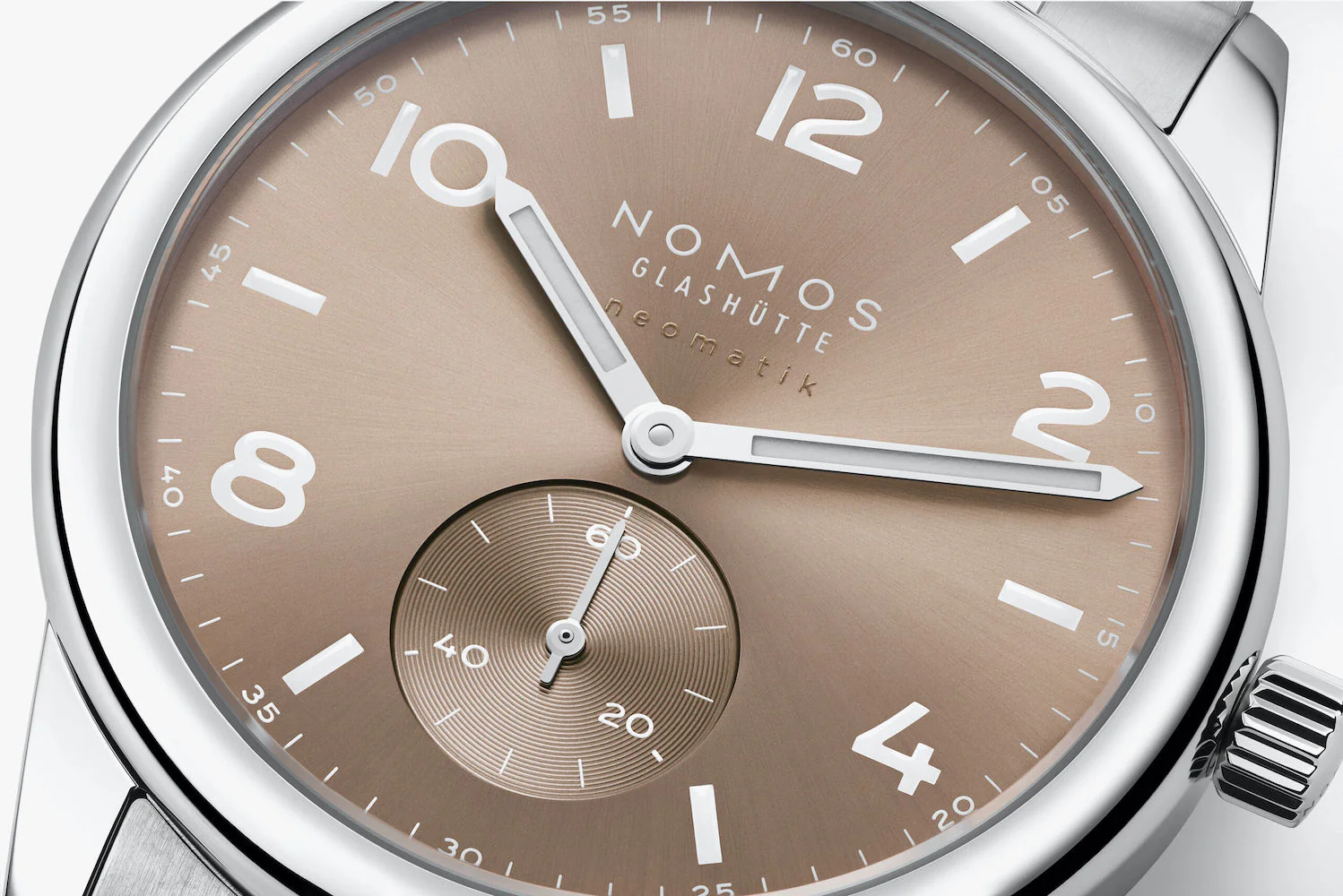 Nomos Glashutte Club Sport Neomatik 39 Ember Steel Back Watch - Image 4