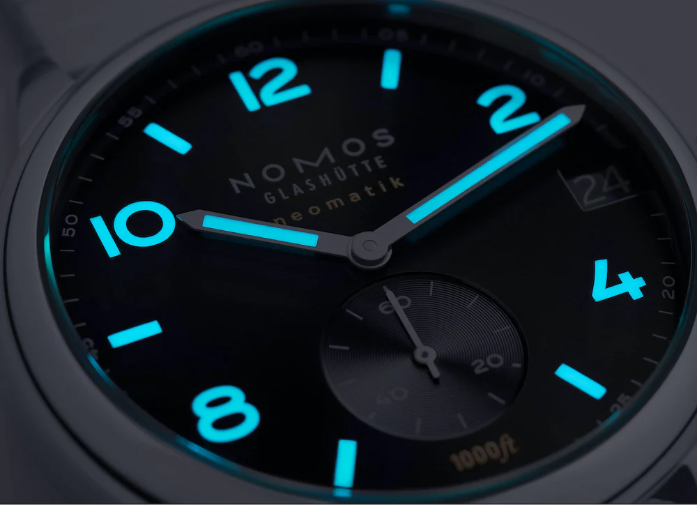 Nomos Glashutte Club Sport Neomatik 42 Date Black Sapphire Crystal Watch - Image 5