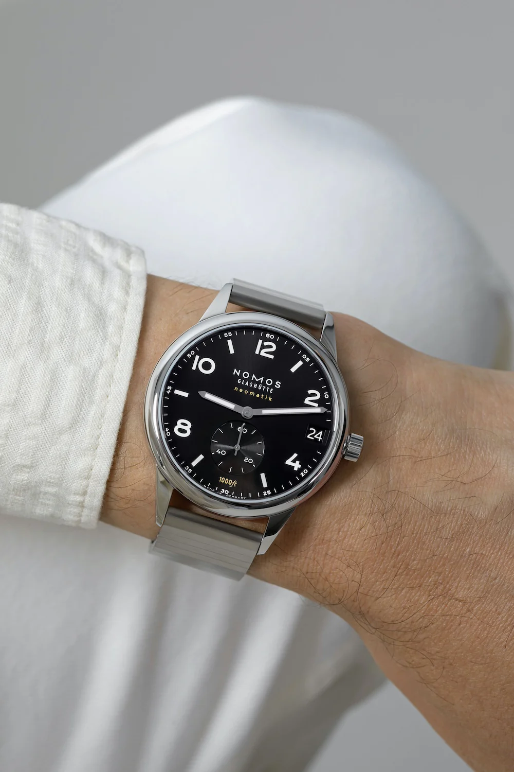 Nomos Glashutte Club Sport Neomatik 42 Date Black Sapphire Crystal Watch - Image 8